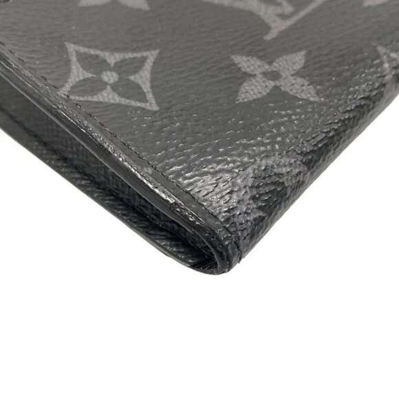 Auth LOUIS VUITTON Porte Monnaie Jour M63536 Monogram Eclipse - MB5108 Coin Case - Picture 5 of 10